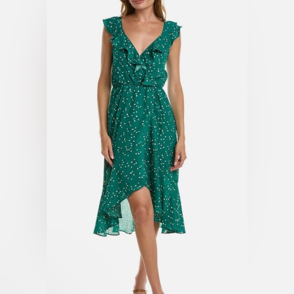 NWOT Socialite Wrap Dress Ruffle Strap